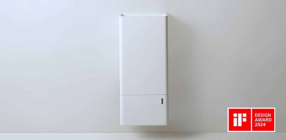 TOTO’s Clean Dry (Suction / High-speed Dual Sided Type) Hand Dryer Receives iF Design Award 2024