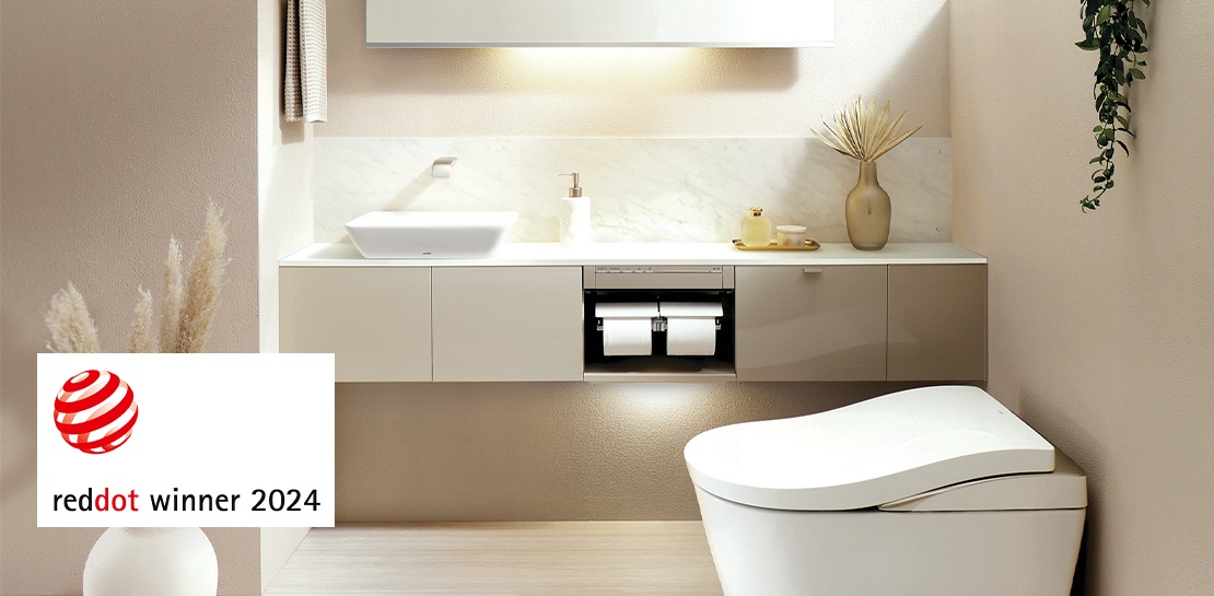 TOTO Restroom Dresser Premium Series Receives Red Dot Design Award 2024