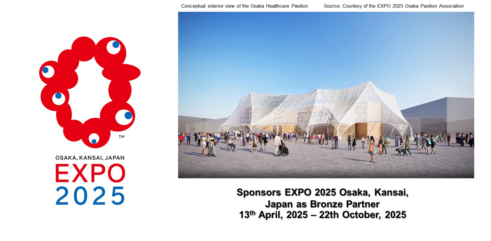 TOTO สนับสนุน EXPO 2025 ในโซน Osaka Healthcare Pavilion